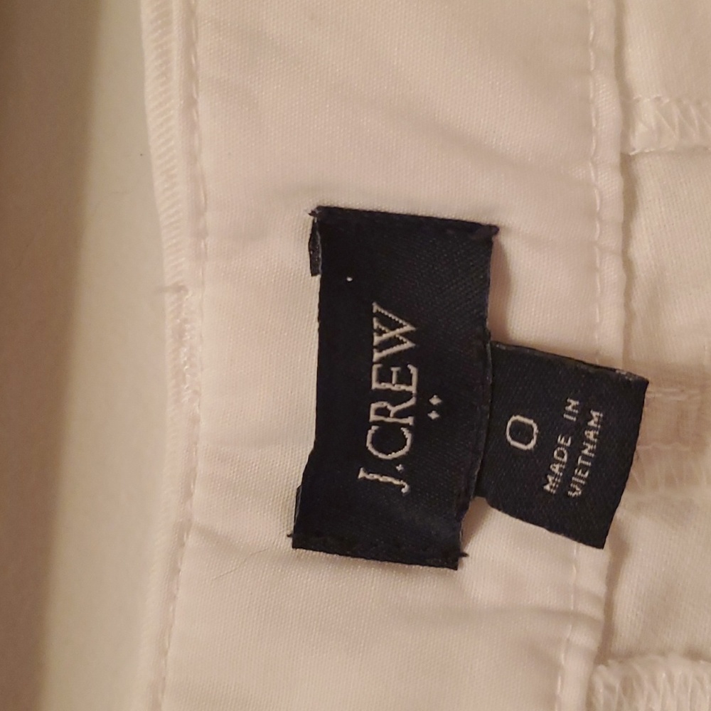 J. Crew Re-Imagined Chino Size 0 White Shorts - Picture 3 of 8